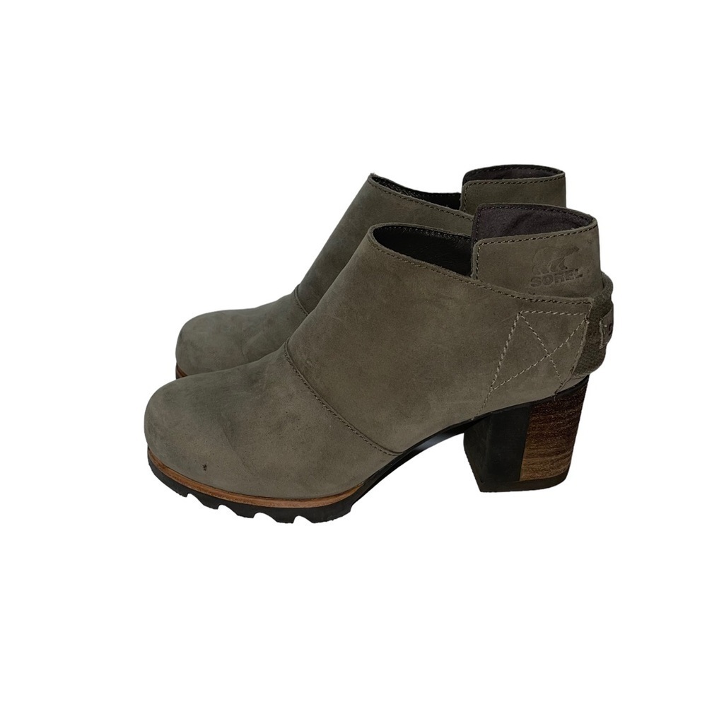Sorel Addington Strap Waterproof Heeled Bootie Women Size 6 - Picture 5 of 8